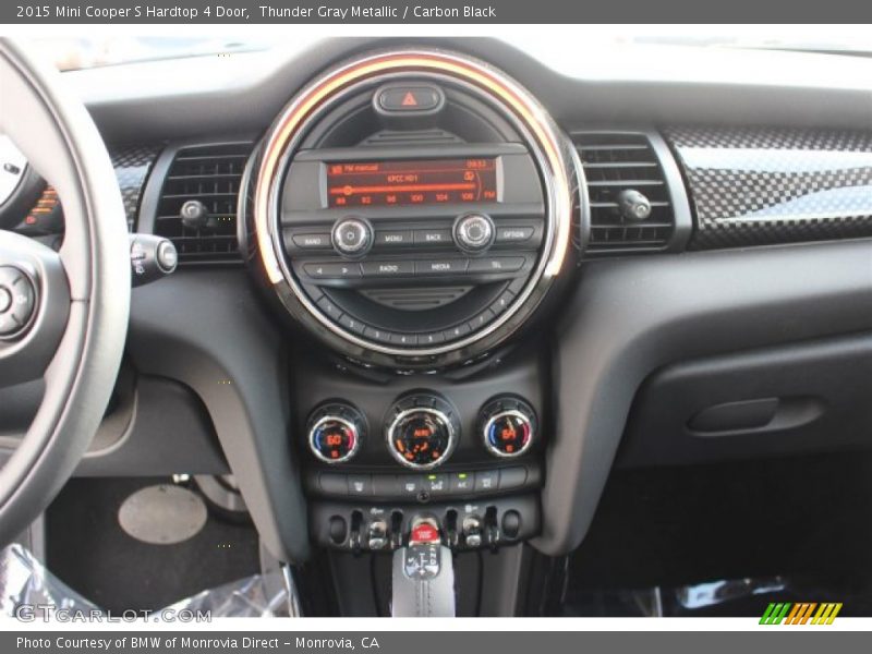 Thunder Gray Metallic / Carbon Black 2015 Mini Cooper S Hardtop 4 Door