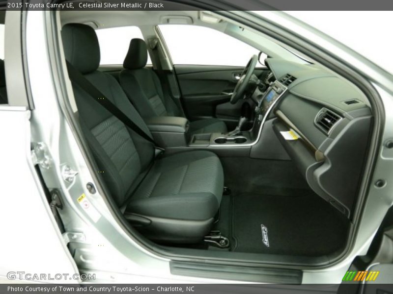 Celestial Silver Metallic / Black 2015 Toyota Camry LE