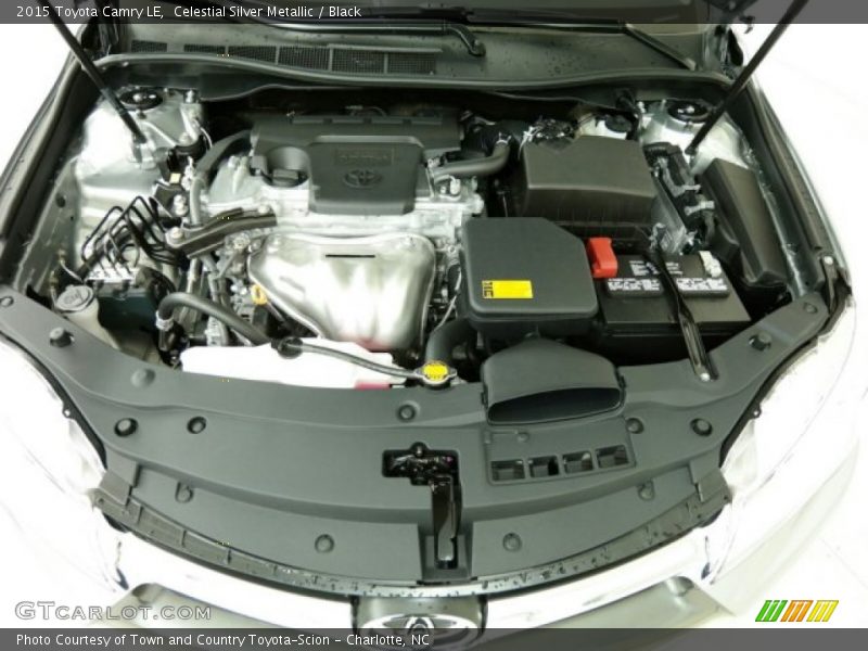 Celestial Silver Metallic / Black 2015 Toyota Camry LE