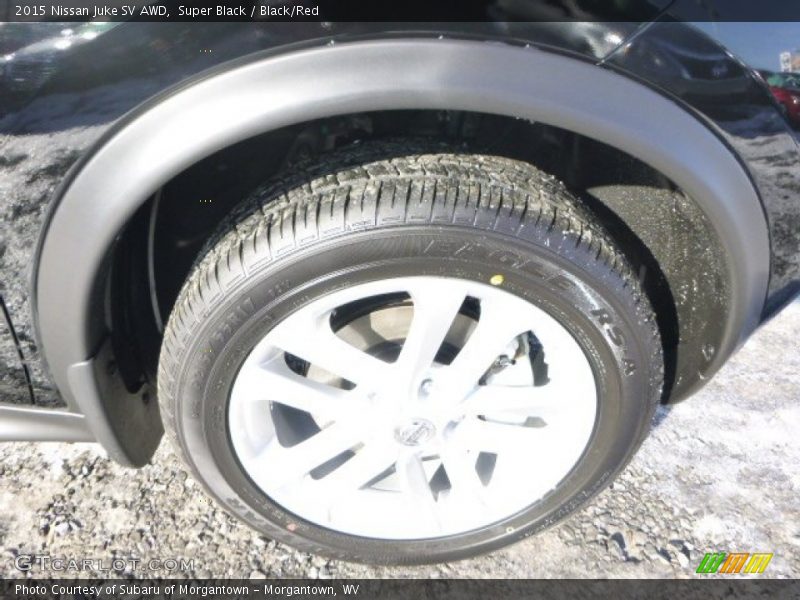Super Black / Black/Red 2015 Nissan Juke SV AWD
