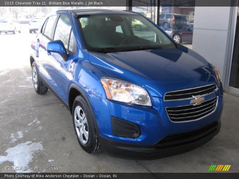 Brilliant Blue Metallic / Jet Black 2015 Chevrolet Trax LS