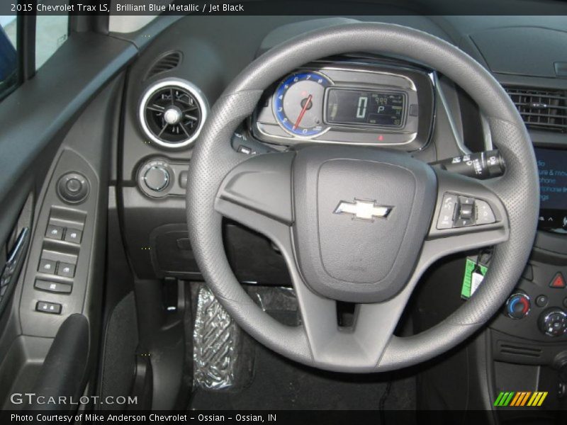 Brilliant Blue Metallic / Jet Black 2015 Chevrolet Trax LS
