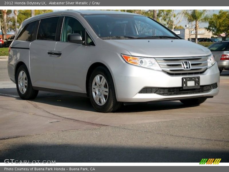 Alabaster Silver Metallic / Gray 2012 Honda Odyssey LX