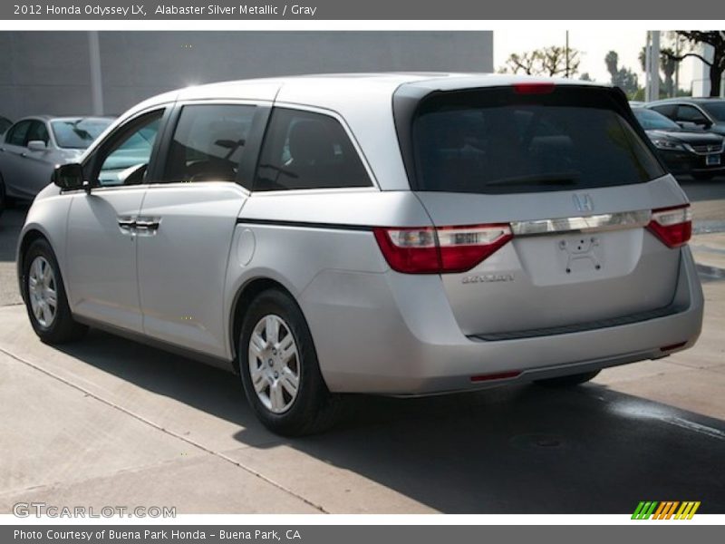 Alabaster Silver Metallic / Gray 2012 Honda Odyssey LX