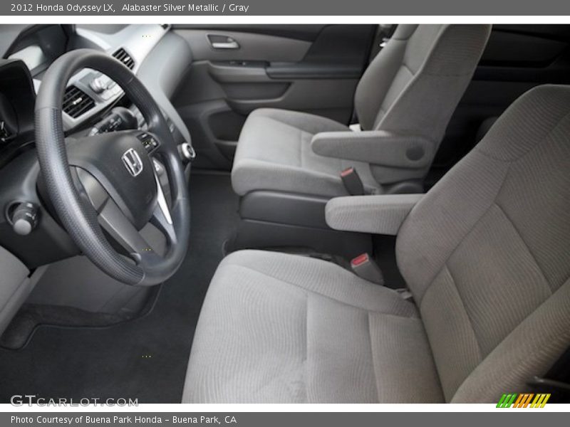 Alabaster Silver Metallic / Gray 2012 Honda Odyssey LX
