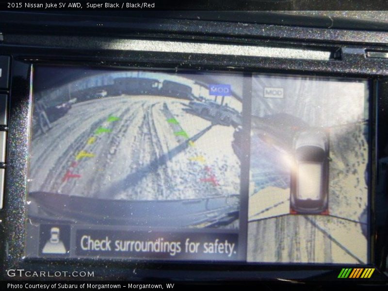 Super Black / Black/Red 2015 Nissan Juke SV AWD