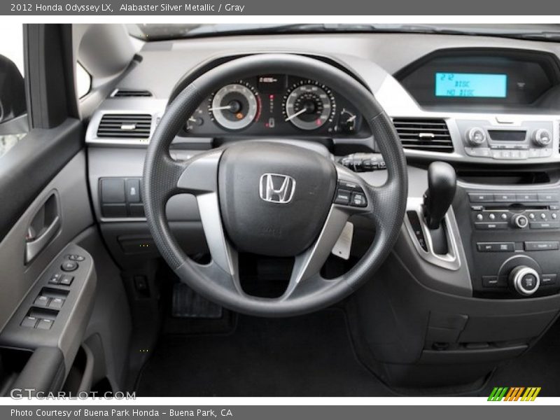Alabaster Silver Metallic / Gray 2012 Honda Odyssey LX