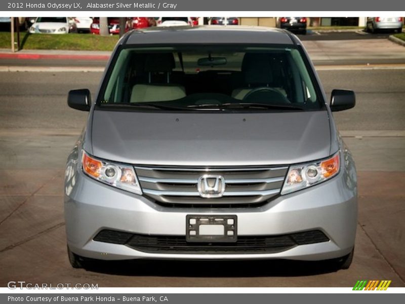 Alabaster Silver Metallic / Gray 2012 Honda Odyssey LX