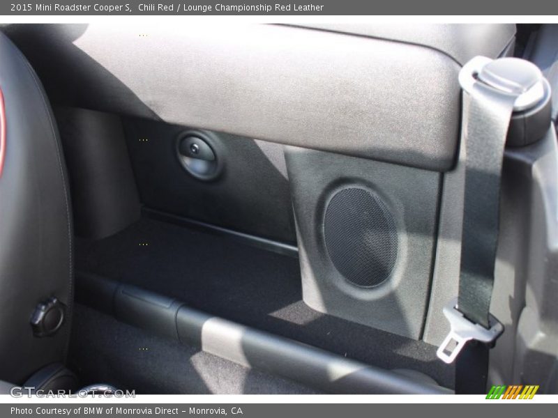 Chili Red / Lounge Championship Red Leather 2015 Mini Roadster Cooper S
