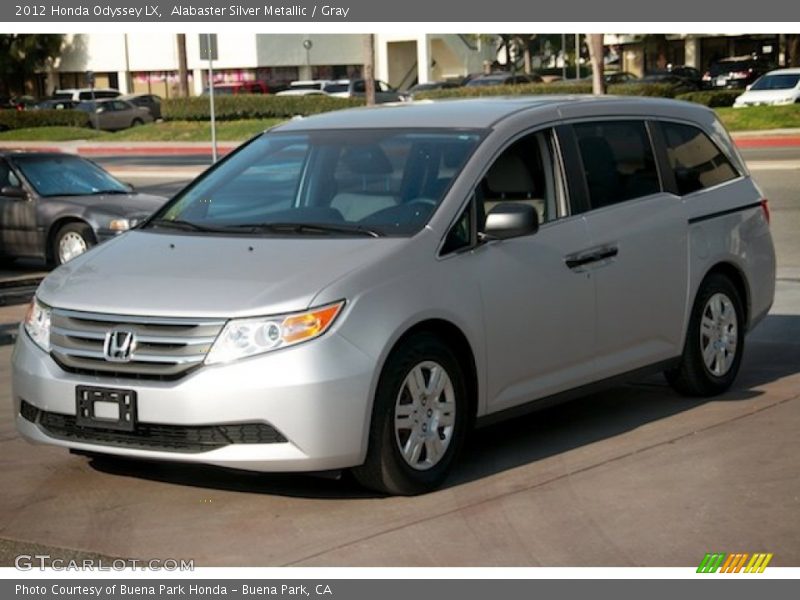 Alabaster Silver Metallic / Gray 2012 Honda Odyssey LX
