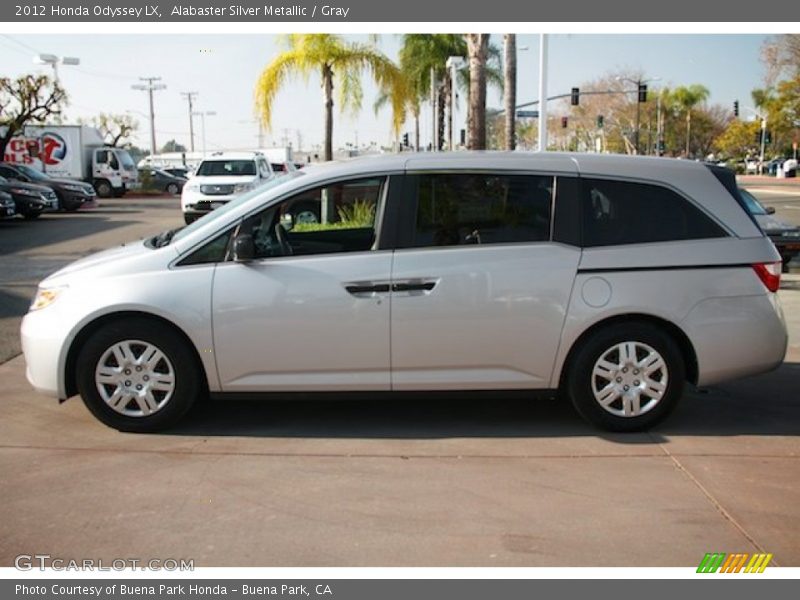 Alabaster Silver Metallic / Gray 2012 Honda Odyssey LX
