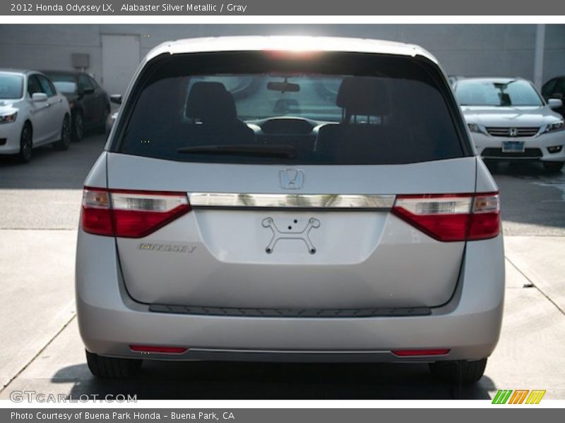 Alabaster Silver Metallic / Gray 2012 Honda Odyssey LX