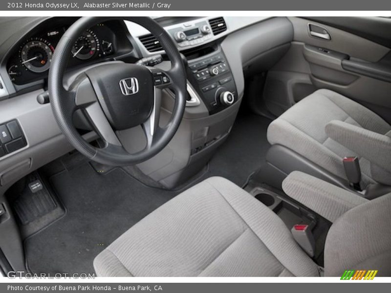Alabaster Silver Metallic / Gray 2012 Honda Odyssey LX