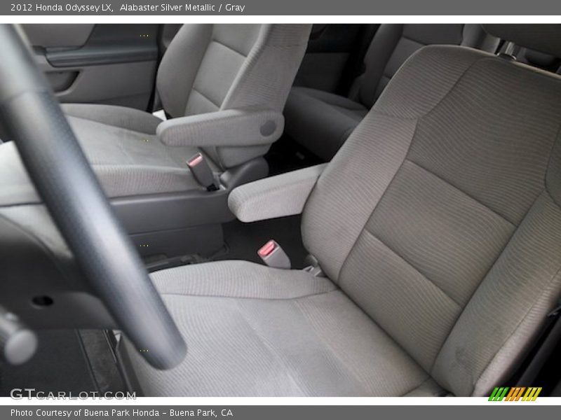 Alabaster Silver Metallic / Gray 2012 Honda Odyssey LX