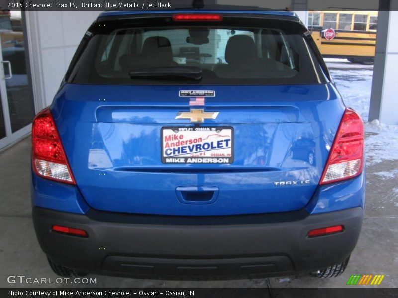 Brilliant Blue Metallic / Jet Black 2015 Chevrolet Trax LS