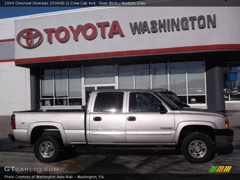 Silver Birch / Medium Gray 2004 Chevrolet Silverado 2500HD LS Crew Cab 4x4
