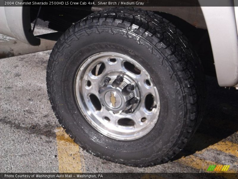 Silver Birch / Medium Gray 2004 Chevrolet Silverado 2500HD LS Crew Cab 4x4