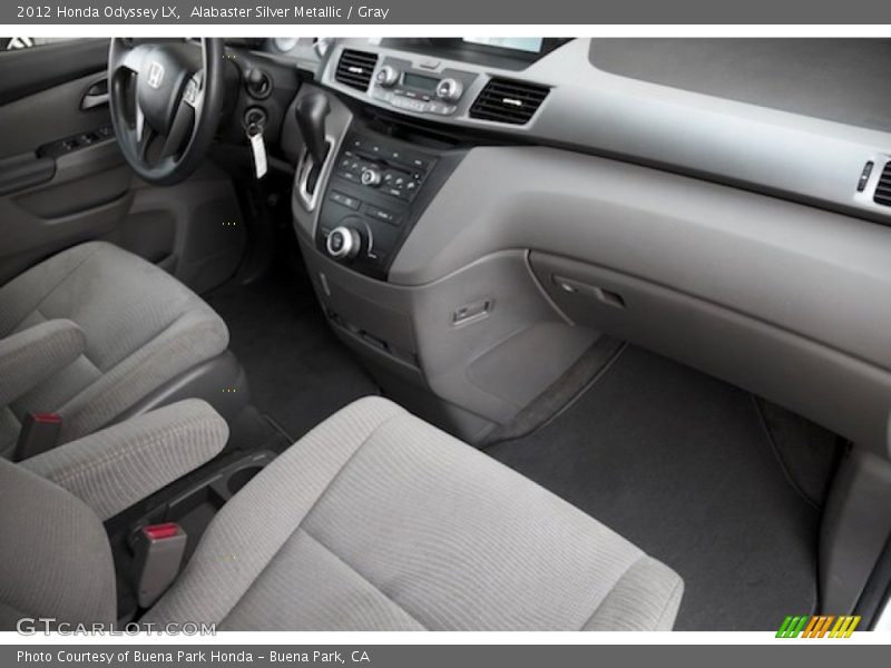 Alabaster Silver Metallic / Gray 2012 Honda Odyssey LX