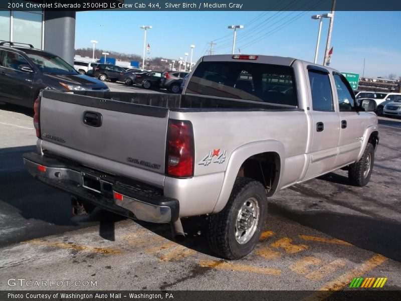 Silver Birch / Medium Gray 2004 Chevrolet Silverado 2500HD LS Crew Cab 4x4