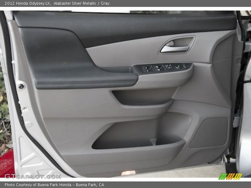 Alabaster Silver Metallic / Gray 2012 Honda Odyssey LX