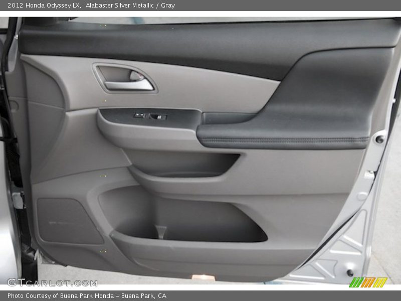 Alabaster Silver Metallic / Gray 2012 Honda Odyssey LX