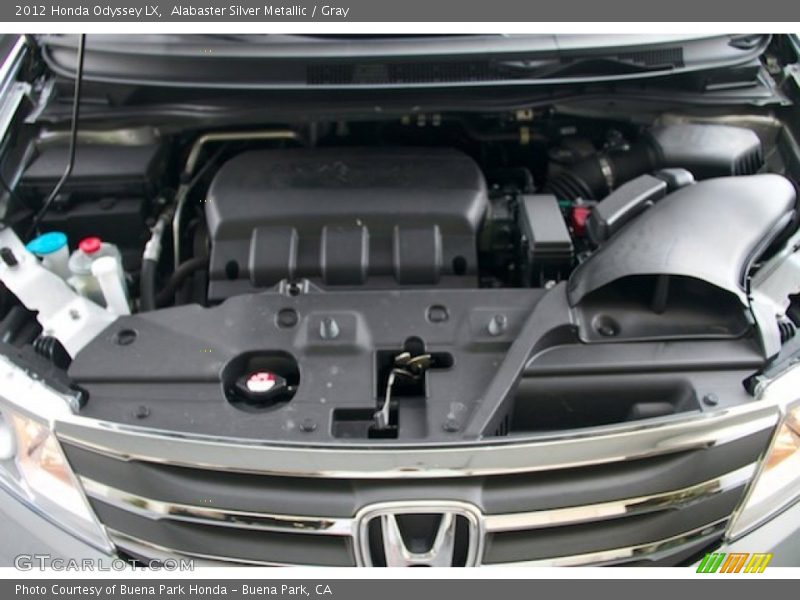 Alabaster Silver Metallic / Gray 2012 Honda Odyssey LX