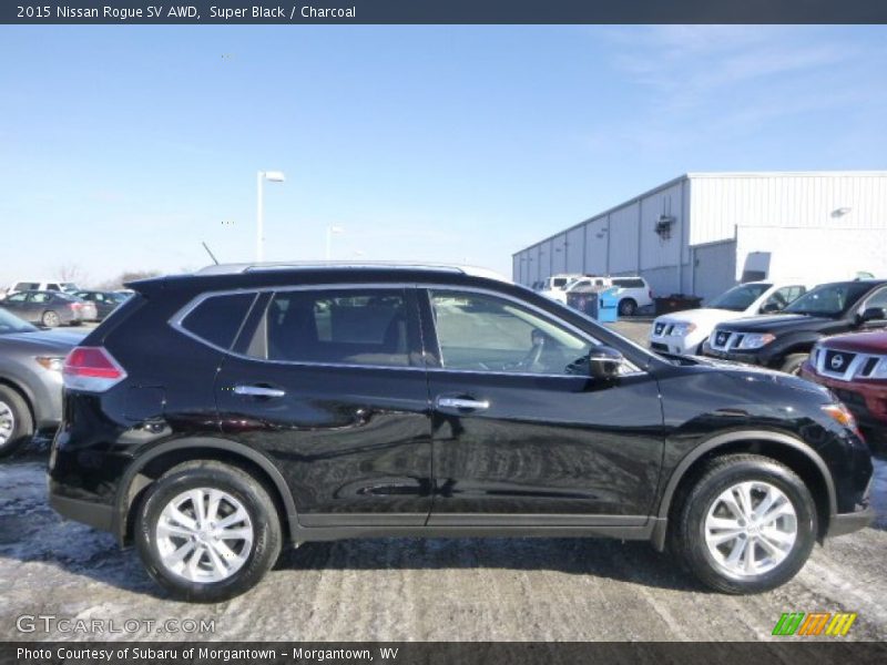 Super Black / Charcoal 2015 Nissan Rogue SV AWD