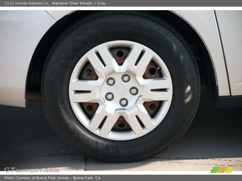 Alabaster Silver Metallic / Gray 2012 Honda Odyssey LX