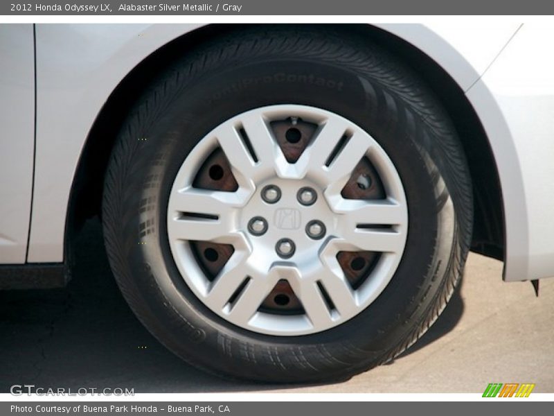 Alabaster Silver Metallic / Gray 2012 Honda Odyssey LX