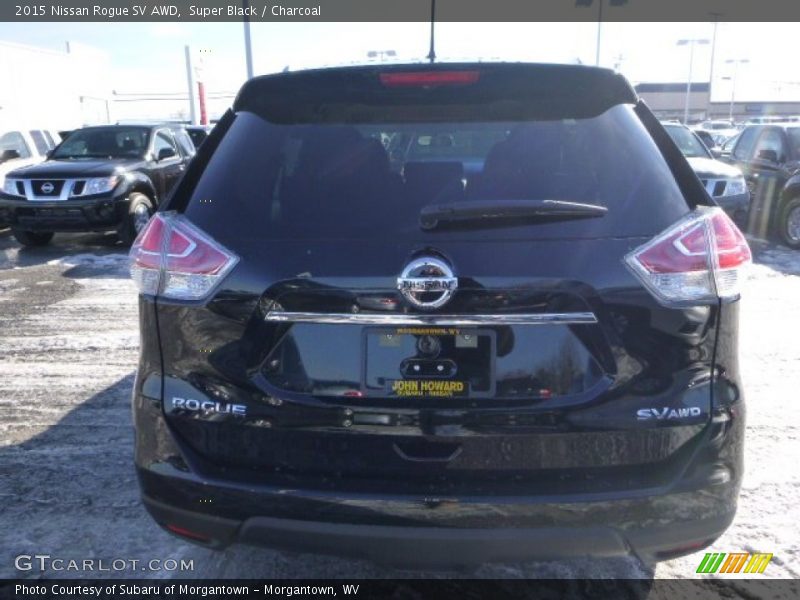 Super Black / Charcoal 2015 Nissan Rogue SV AWD