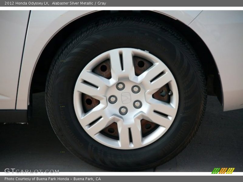 Alabaster Silver Metallic / Gray 2012 Honda Odyssey LX