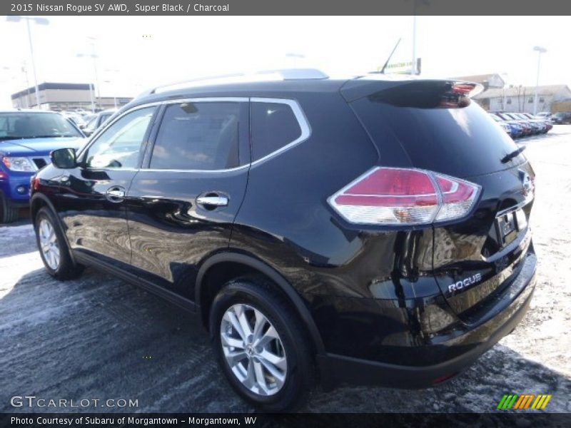 Super Black / Charcoal 2015 Nissan Rogue SV AWD