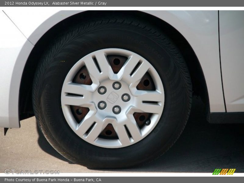 Alabaster Silver Metallic / Gray 2012 Honda Odyssey LX