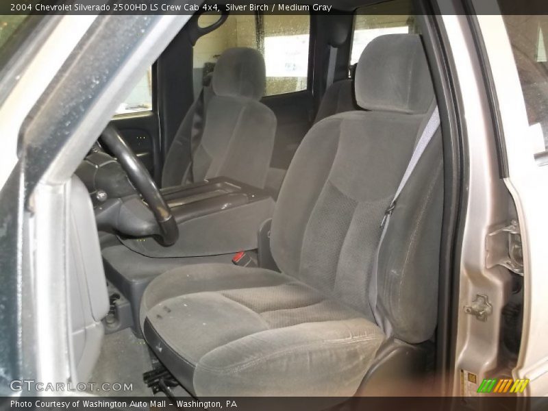 Silver Birch / Medium Gray 2004 Chevrolet Silverado 2500HD LS Crew Cab 4x4