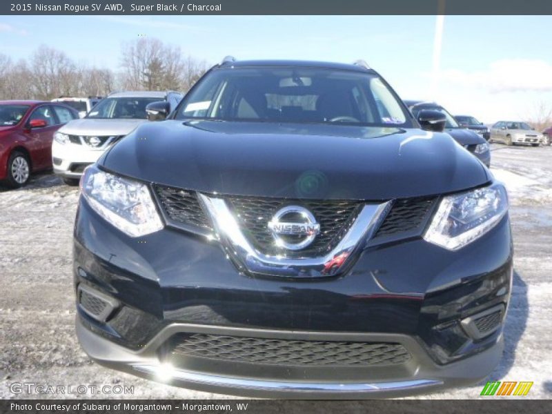 Super Black / Charcoal 2015 Nissan Rogue SV AWD