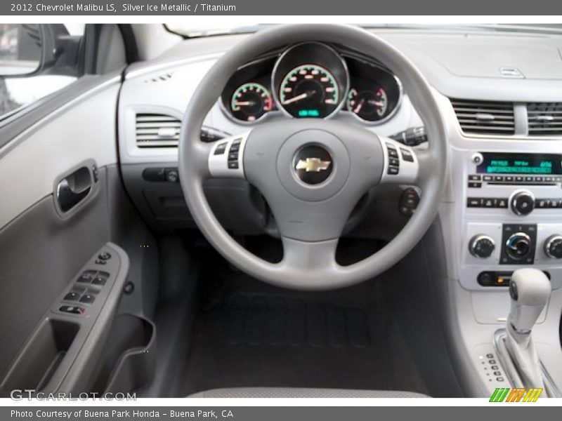 Silver Ice Metallic / Titanium 2012 Chevrolet Malibu LS