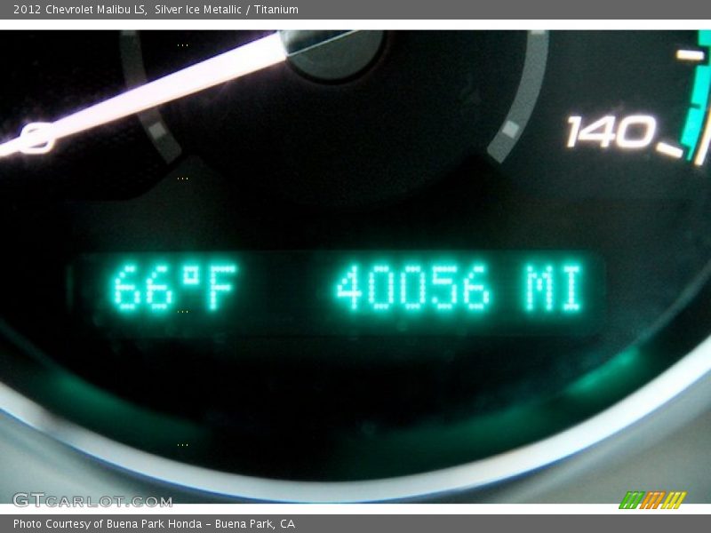 Silver Ice Metallic / Titanium 2012 Chevrolet Malibu LS