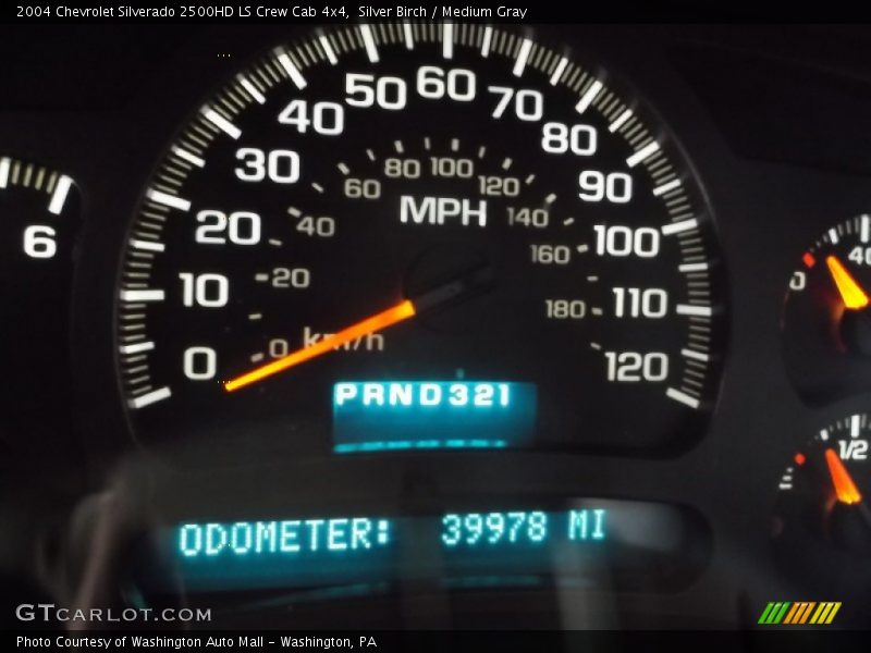 Silver Birch / Medium Gray 2004 Chevrolet Silverado 2500HD LS Crew Cab 4x4