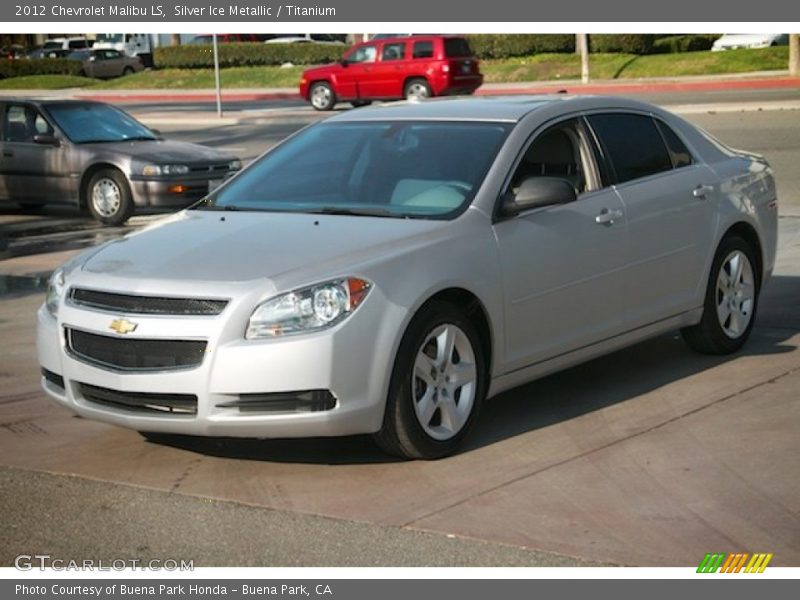 Silver Ice Metallic / Titanium 2012 Chevrolet Malibu LS