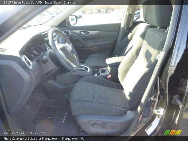 Super Black / Charcoal 2015 Nissan Rogue SV AWD