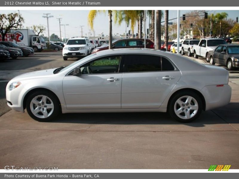 Silver Ice Metallic / Titanium 2012 Chevrolet Malibu LS