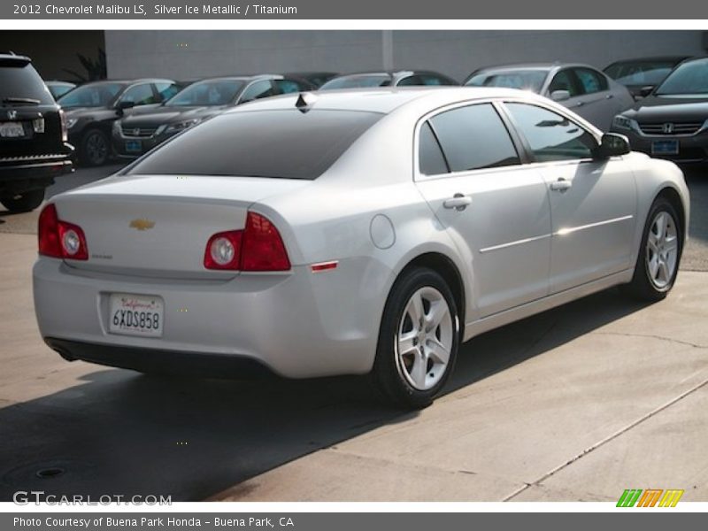 Silver Ice Metallic / Titanium 2012 Chevrolet Malibu LS