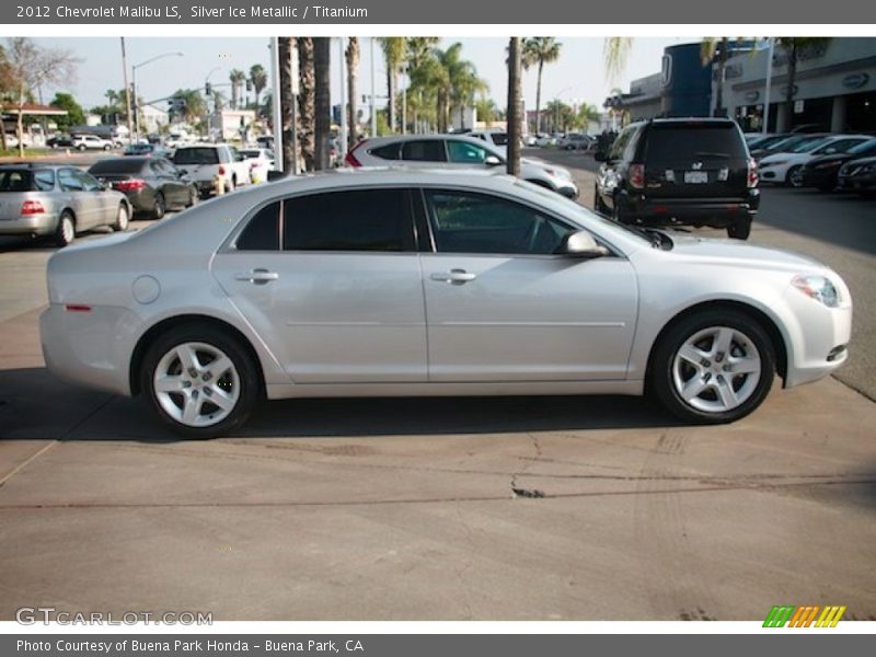 Silver Ice Metallic / Titanium 2012 Chevrolet Malibu LS