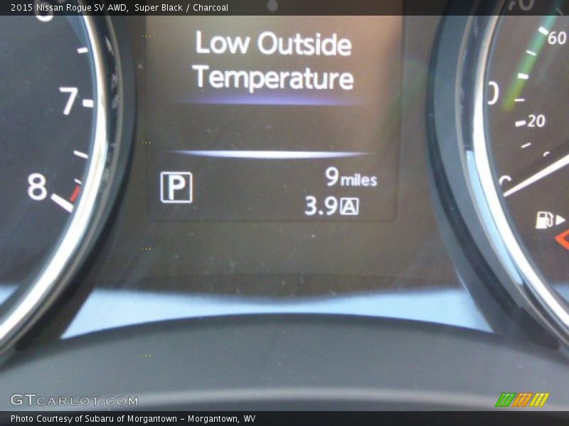 Super Black / Charcoal 2015 Nissan Rogue SV AWD