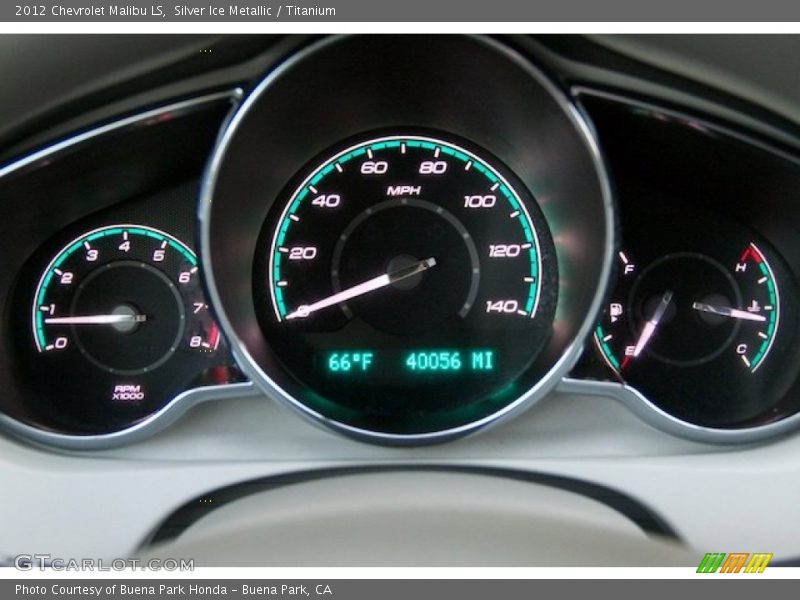 Silver Ice Metallic / Titanium 2012 Chevrolet Malibu LS
