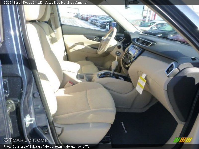 Arctic Blue Metallic / Almond 2015 Nissan Rogue S AWD