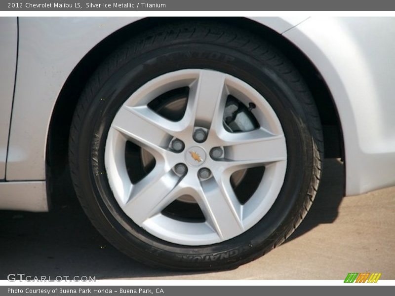 Silver Ice Metallic / Titanium 2012 Chevrolet Malibu LS