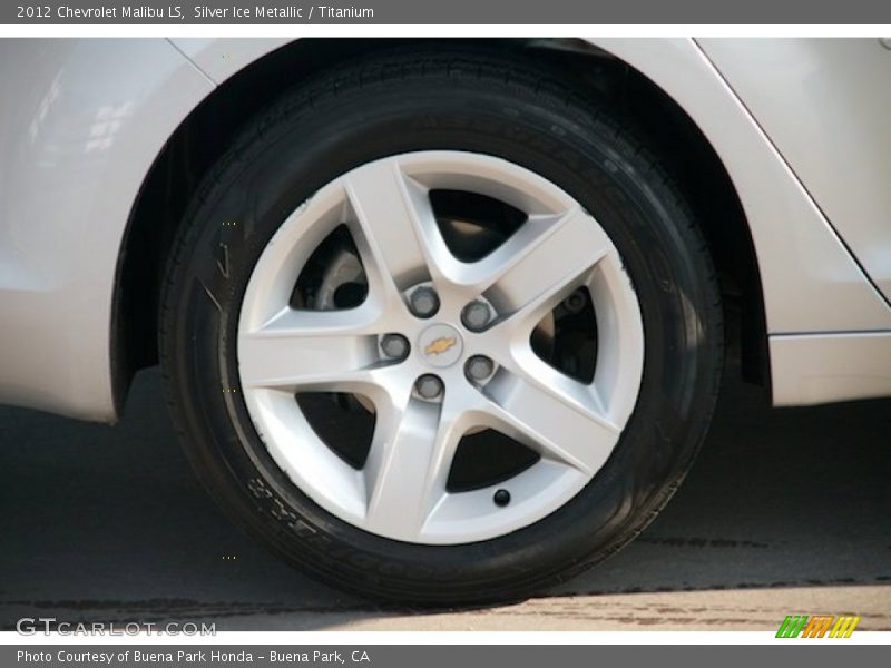 Silver Ice Metallic / Titanium 2012 Chevrolet Malibu LS