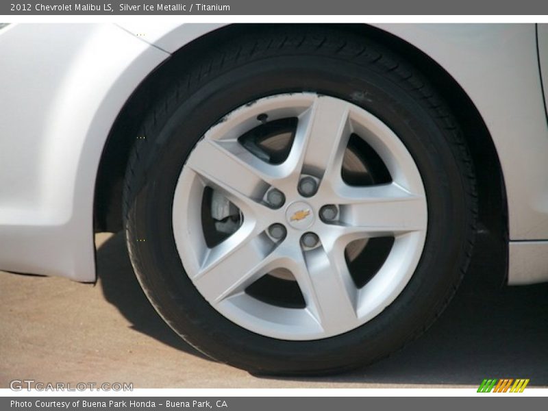 Silver Ice Metallic / Titanium 2012 Chevrolet Malibu LS
