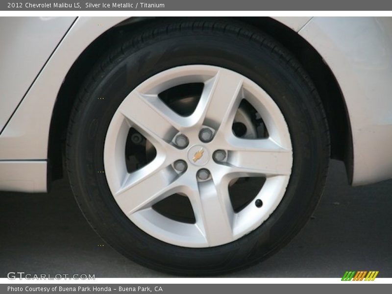 Silver Ice Metallic / Titanium 2012 Chevrolet Malibu LS